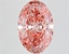 7.72 Ct. Fancy Vivid  Pink Oval Lab Grown Diamond