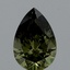 1.33 Ct. Fancy Vivid Green Pear Lab Grown Diamond