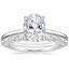 18K White Gold Callista Diamond Ring with Marseille Diamond Ring (1/3 ct. tw.)