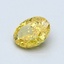 1.02 Ct. Fancy Vivid Yellow Oval Lab Grown Diamond
