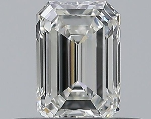Emerald diamond — real photo