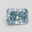1.38 Ct. Fancy Vivid Blue Radiant Lab Grown Diamond