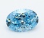1.29 Ct. Fancy Vivid  Blue Oval Lab Grown Diamond
