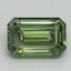 2.07 Ct. Fancy Vivid Green Emerald Lab Grown Diamond