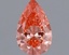 0.41 Ct. Fancy Vivid Pink Pear Lab Grown Diamond