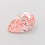 1.42 Ct. Fancy Intense Pink Pear Lab Grown Diamond