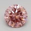 1.14 Ct. Fancy Intense Pink Round Lab Grown Diamond