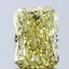 2.08 Ct. Fancy Vivid Yellow Radiant Lab Grown Diamond
