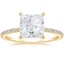 18K Yellow Gold Demi Three-Quarter Coverage Diamond Ring (1/3 ct. tw.), smalltop view