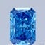 1.01 Ct. Fancy Vivid Blue Radiant Lab Grown Diamond