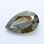 1.53 Ct. Fancy Deep Green Pear Lab Grown Diamond