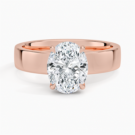 14K Rose Gold Peyton 4mm Solitaire Ring