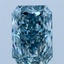 2.15 Ct. Fancy Intense Greenish Blue Radiant Lab Grown Diamond