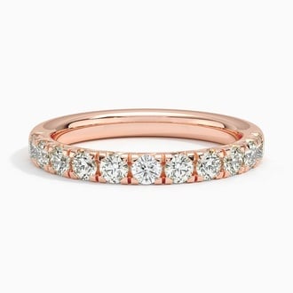 Anthology Half Coverage Lab Diamond Ring  (2/3 ct. tw.) in 14K Rose Gold