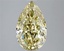 3.51 Ct. Fancy Intense Yellow Pear Lab Grown Diamond