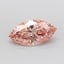 1.05 Ct. Fancy Intense Brownish Pink Marquise Lab Grown Diamond