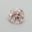 0.39 Ct. Fancy Intense Pink Round Lab Grown Diamond
