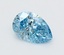 1.21 Ct. Fancy Vivid  Blue Pear Lab Grown Diamond