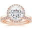 14KR Moissanite Vienna Diamond Bridal Set (1/2 ct. tw.), smalltop view