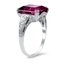 The Bethanie Ring, smalltop view on a hand