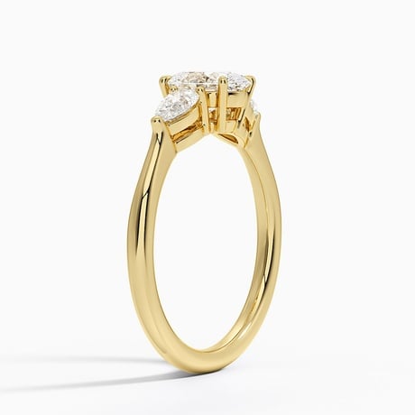 Opera Diamond Three Stone Engagement Ring
