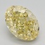 2.62 Ct. Fancy Vivid Yellow Oval Lab Grown Diamond