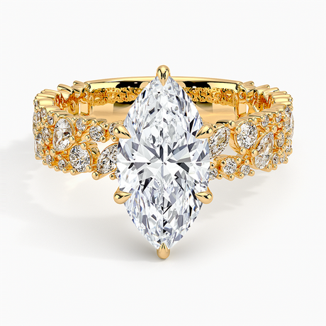 18K Yellow Gold Glacé Diamond Ring (3/4 ct. tw.)