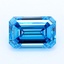 1.52 Ct. Fancy Vivid Blue Emerald Lab Grown Diamond
