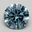 2.00 Ct. Fancy Intense Blue Round Lab Grown Diamond