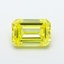 1.86 Ct. Fancy Intense  Yellow Emerald Lab Grown Diamond
