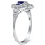 The Roues Ring, smalltop view on a hand