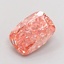 1.60 Ct. Fancy Intense Pink Cushion Lab Grown Diamond