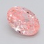 1.53 Ct. Fancy Pink Oval Lab Grown Diamond