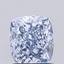 1.02 Ct. Fancy  Blue Cushion Lab Grown Diamond