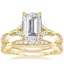 18KY Moissanite Zinnia Diamond Bridal Set (1/2 ct. tw.), smalltop view
