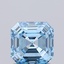 1.27 Ct. Fancy Vivid Blue Asscher Lab Grown Diamond