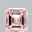 3.06 Ct. Fancy Intense Pink Asscher Lab Grown Diamond
