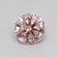 0.33 Ct. Fancy Intense Pink Round Lab Grown Diamond