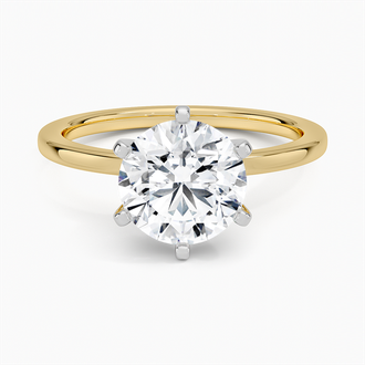 Six-Prong Petite Comfort Fit Solitaire Ring - Brilliant Earth