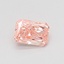 0.42 Ct. Fancy Vivid Pink Radiant Lab Grown Diamond
