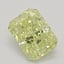 0.75 Ct. Fancy Yellow Radiant Diamond