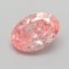 0.72 Ct. Fancy Vivid  Pink Oval Lab Grown Diamond