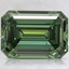 3.03 Ct. Fancy Vivid Pacific Green Emerald Lab Grown Diamond