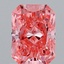 1.55 Ct. Fancy Vivid Pink Radiant Lab Grown Diamond