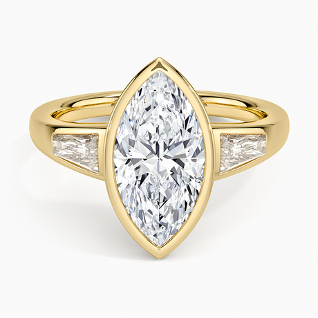Hayes Three Stone Baguette Diamond Ring