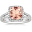 Platinum Fortuna Halo Diamond Ring (1/2 ct. tw.), smalltop view