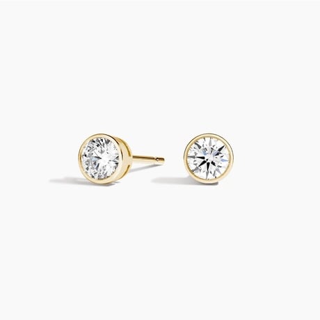 Diamond Bezel Stud Earrings (1/2 ct. tw.)