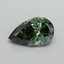 6.01 Ct. Fancy Vivid Green Pear Lab Grown Diamond