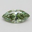 2.00 Ct. Fancy Vivid Green Marquise Lab Grown Diamond