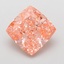 3.10 Ct. Fancy Vivid Pink Cushion Lab Grown Diamond